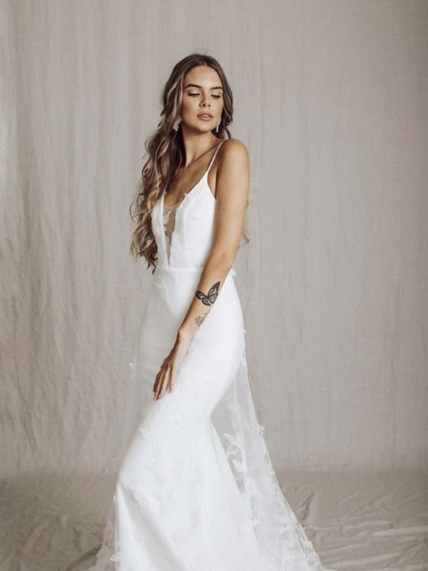 Anais Anette - Revelle Bridal - Lace Applique - Comfortable wedding dress fabric2
