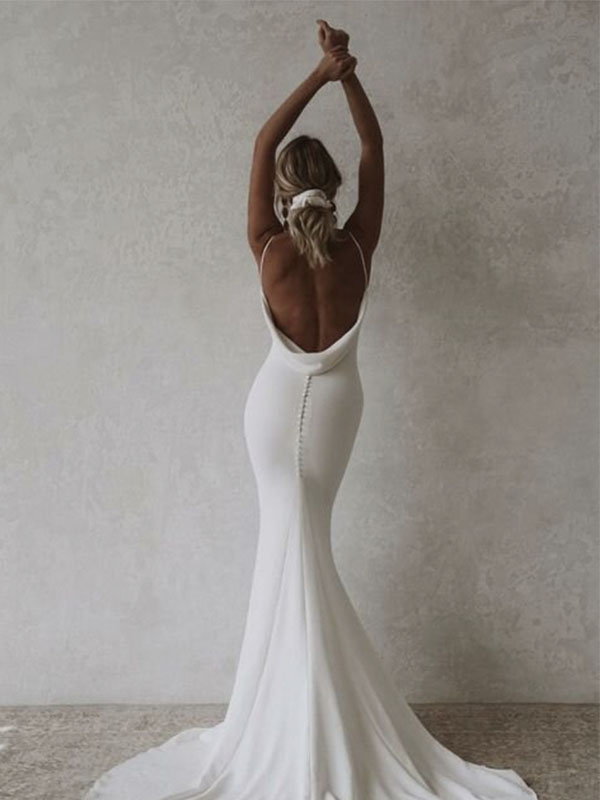 Back Hands Crossed - Revelle Bridal Gown