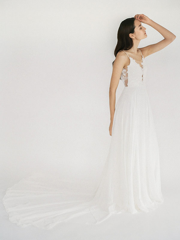 Truvelle Andrea - Revelle Bridal - Comfortable Material wedding dress - Ottawa