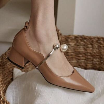 Nude Shoe Pearls - Panacea - Aesling - Revelle Bridal - Sacha - Chic and Simple Bridal Look