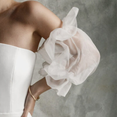 Puff Sleeve - Panacea - Aesling - Revelle Bridal - Sacha - Chic and Simple Bridal Look