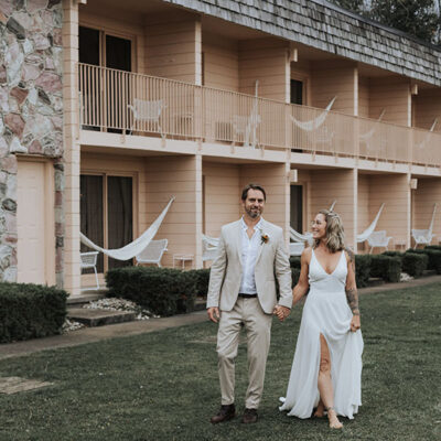 Revelle Bridal Styled Shoot at June Motel hammocks on porches