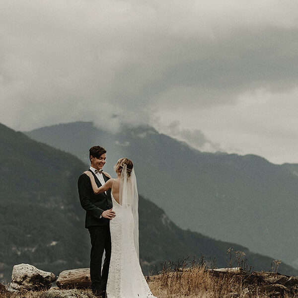 Mountains Bride and Groom - Revelle Bridal Ottawa - 2022 Wedding Trend Predictions
