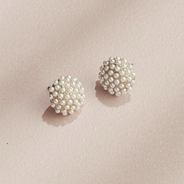 Pearl Pave Studs - Shop Revelle - Bridal Accessories - Gift