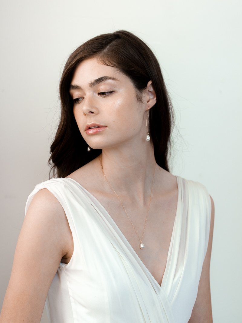 Revelle Bridal Boutique Ottawa - Davie and Chiyo - Moondrop Necklace