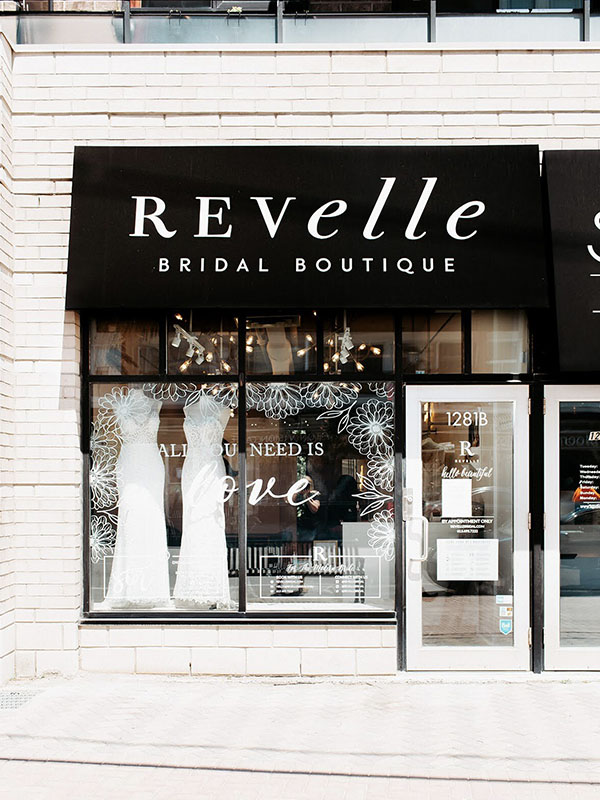 Revelle Bridal - Outside of Shop