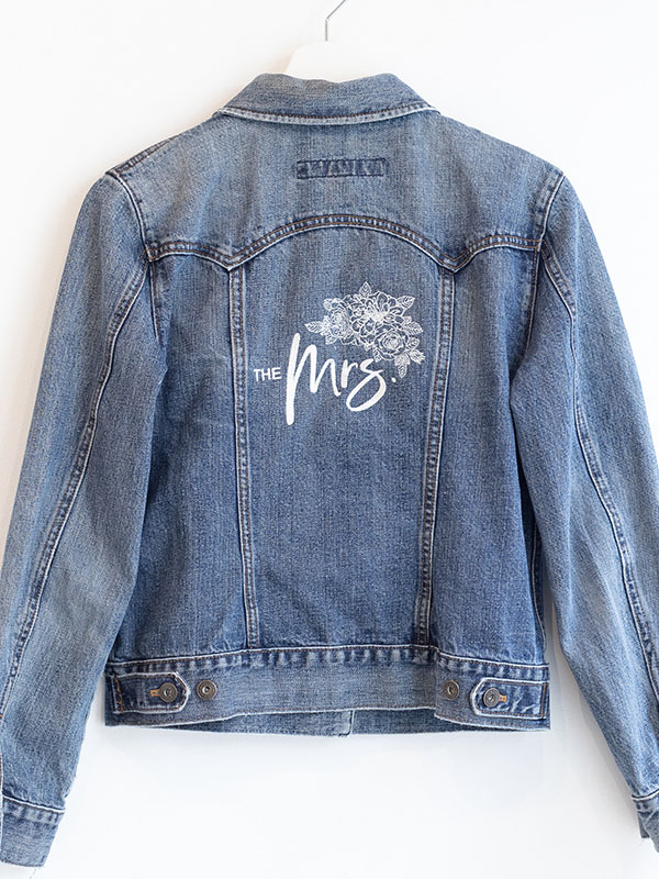 The Mrs. Jacket: Our Bridal Denim Jacket Collection - Revelle Bridal