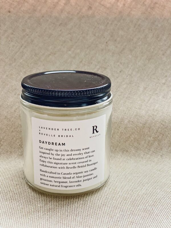 Revelle Bridal Candle Ottawa Bride Soy wax organic handcrafted