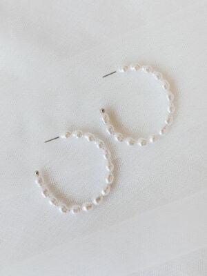 Fulton earrings silver wedding accessories bridal earring blvd by revelle