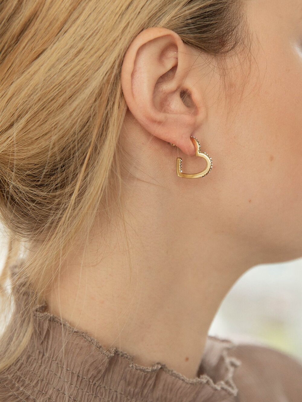 Big Heart Hoop Earrings in Sterling Silver – Silverthaw Jewelry