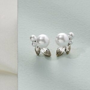 Mischa Studs Olive + Piper Revelle Bridal Accessories Pearls Crystals Modern Bride Classic Vintage Boho