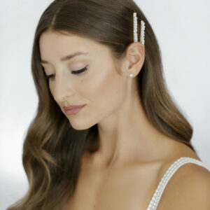 Revelle Bridal BLVD accessories ottawa bridal hair pins pearl and gold biscayne pins