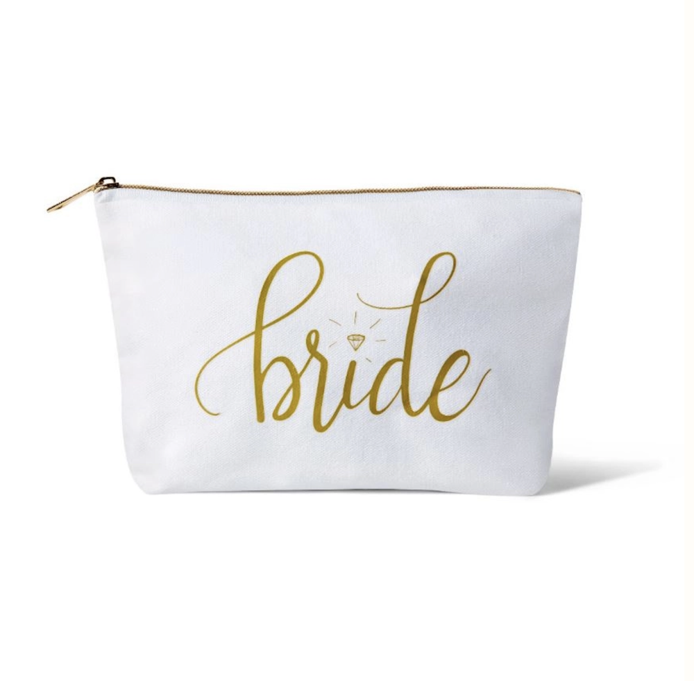Zubebe 8 Pcs Bride Cosmetic Bag Sets PU Leather Makeup Bag 1 Bride Bag 1  Maid... | eBay
