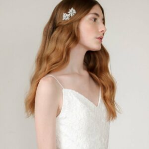 Zia hairpin by Davie and Chiyo at Revelle Bridal Accessories rhinestones
