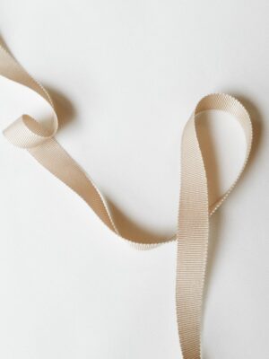 Grosgrain Ribbon Truvelle Revelle bridal accessories taupe