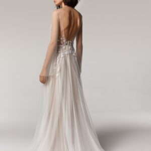 Sapphire by Anna Kara bohemian wedding gown modern bride available for purchase revelle bridal