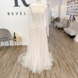 Sapphire by Anna Kara bohemian wedding gown modern bride available for purchase revelle bridal