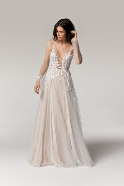 Sapphire by Anna Kara Revelle Bridal bohemian wedding dress