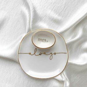 Ring Dishes by Blvd by Revelle Bridal Accessories wedding gift ideas mrs always