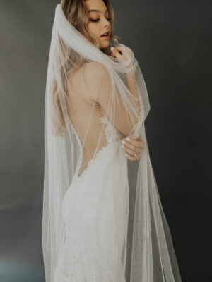 Day Dream Veil Cathedral length Tulle luxury veil Revelle Bridal