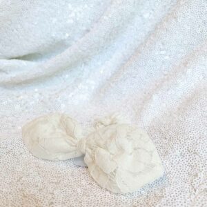 Lace Bow Scrunchie Accesories Wedding Hair Tie