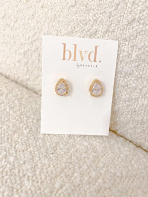 Regent Studs BLVD by Revelle earrings Gold