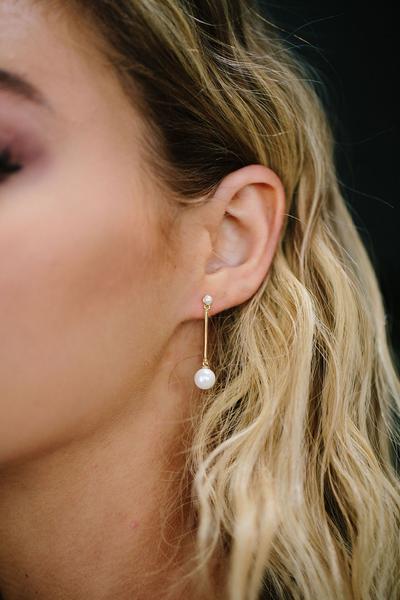 Ren Earrings by Untamed Petals Pearl Drop Earrings