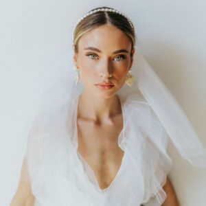 Logan Pearl Headband by Untamed Petals available for purchase at Revelle Bridal Hair Accessories in Ottawa