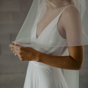 carly veil by made with love at revelle bridal accessories veil with blusher