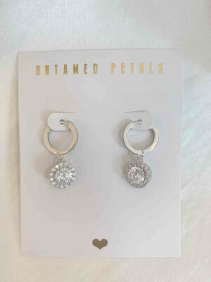 Durant Earrings by Untamed Petals Crystal Bridal Drop Earrings Wedding Jewelry Drops