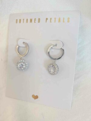 Durant Earrings by Untamed Petals Crystal Bridal Drop Earrings Wedding Jewelry Drops