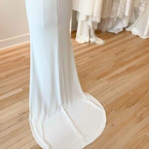 Kensington Wedding Dress Train Leg Slit