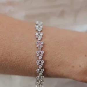 Charming bracelet by Untamed Petals bridal jewelry wedding bracelet