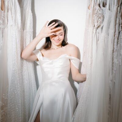 Indie Bride Photoshoot Revelle Bridal Boutique Ottawa Hera Couture Silk Wedding Dress