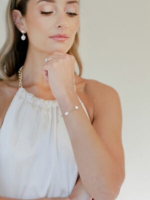 Athlone Bracelet by BLVD by Revelle Freshwater pearl bracelet fresh water pearls wedding jewelry Ottawa