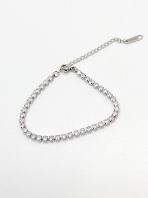 Bevan Bracelet BLVD by Revelle Bridal Wedding Jewelry Tennis Bracelet silver