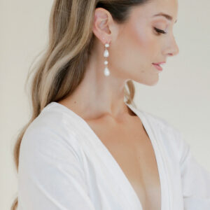 Edgewood Drops by BLVD by Revelle Bridal Earrings Wedding Jewelry Four Pearls Drop Earring Modern Accessories Ottawa Profile