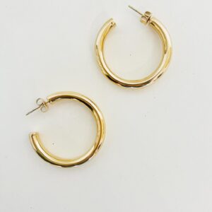 Madison Hoops BLVD by Revelle Gold HOOP Earrings