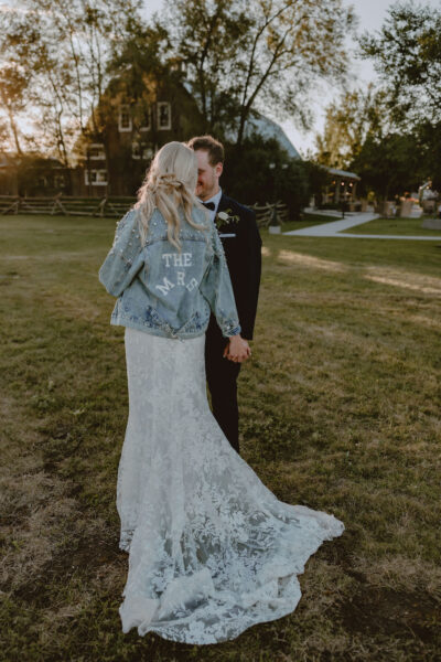 The Mrs. Jacket Our Bridal Denim Jacket Collection Revelle Bridal