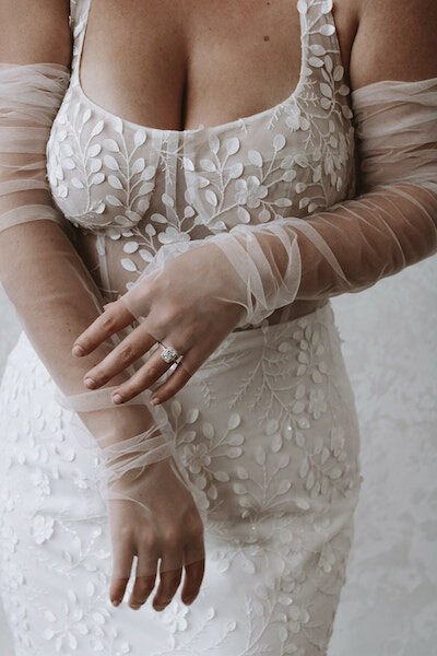 Made With Love Bridal Tulle Gloves Wedding Accessories