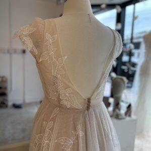 Angel Wedding Gown by Designer Love Honor - Sample Sale wedding dress BACK
