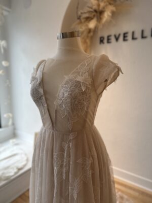 Angel Wedding Gown by Designer Love Honor - Sample Sale wedding dress - Bodice