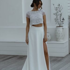 Oak Skirt by Anna Campbell - Bridal Separates Reelle Bridal. - Sample Sale
