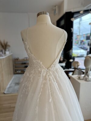 Topaz by Hera Couture Sample Sale Wedding Dress- Back