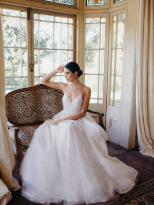 Topaz wedding dress by Hera Couture Gown sample at Revelle Bridal