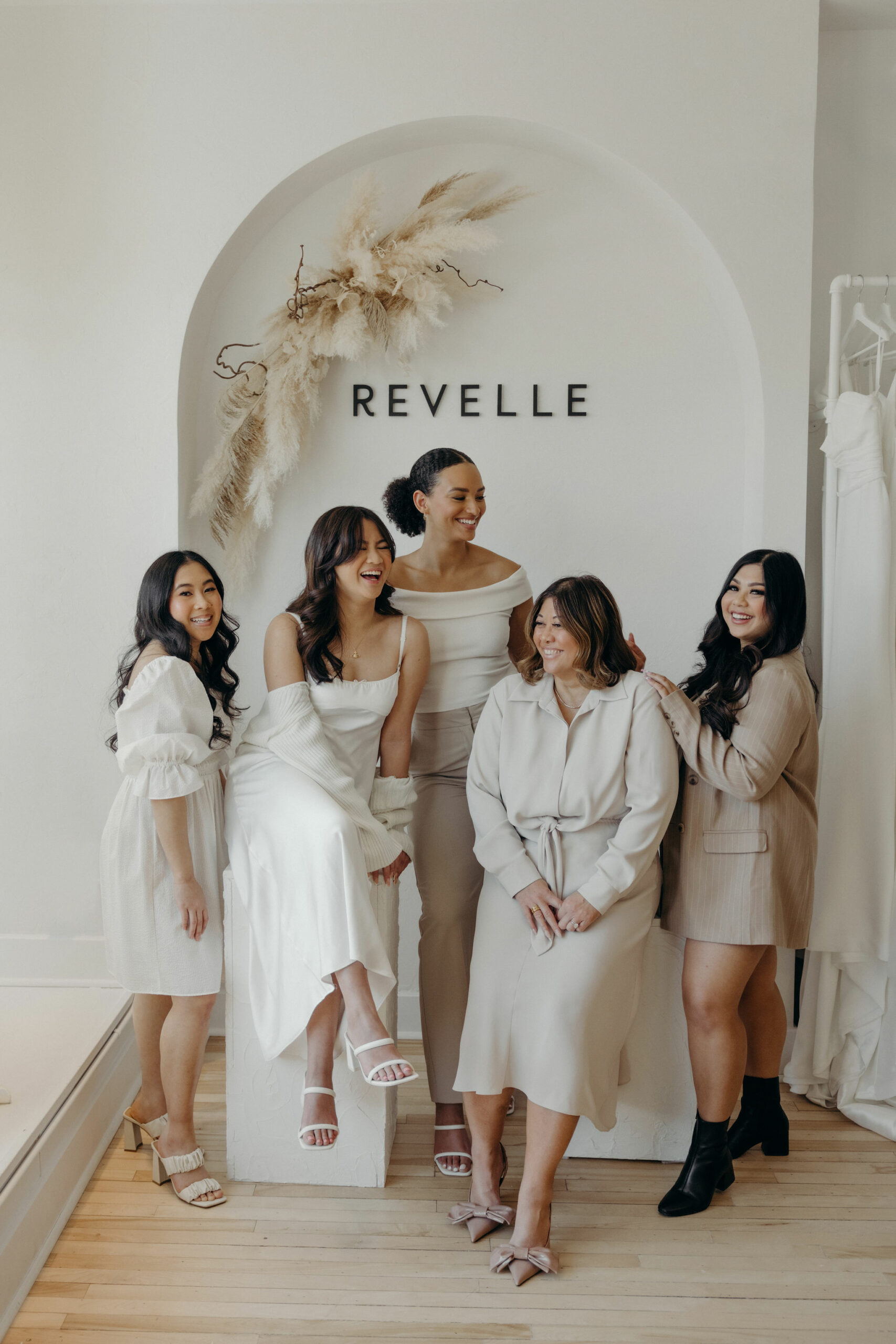 Team Revelle - Revelle Bridal Boutique Ottawa Wedding Dress Shop - Grace and Gold Photography Branding