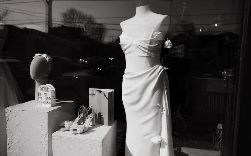 Revelle Bridal Boutique - Wedding Dress Shop Window Display