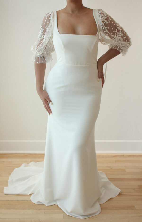 Florence Laudae Wedding Dress Long Seleves