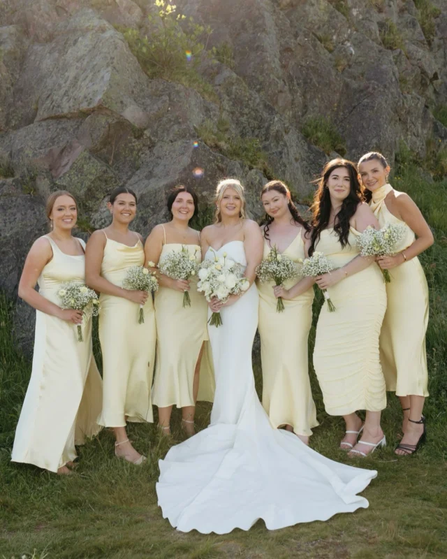 YELLOW IS TRENDING 
.
Yellow is trending for spring and summer weddings and Pinterest is packed with fresh, modern ways to style it. We love the colour scheme from our gorgeous bride Sophie's wedding, and we felt inspired! 
Check out our stories today for some spring wedding inspo.  Photographer: @lindsayjralph 
Decorator: @lacyrosedesign 
Hair: @hairloftbarbermill 
Makeup: @laurenglobalmua
Dress : @madewithlovebridal